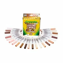 Budget 🔔 Crayola® Colors of the World Broad Line Markers, 24ct. 🛒 -Crayola Shop 10650013 2