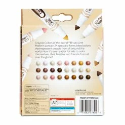 Flash Sale 🔥 8 Packs: 24 ct. (192 total) Crayola® Colors of the World Broad Line Markers 💯 -Crayola Shop 10650013 3 1