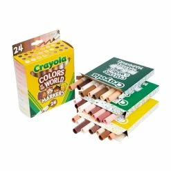 Flash Sale 🔥 8 Packs: 24 ct. (192 total) Crayola® Colors of the World Broad Line Markers 💯 -Crayola Shop 10650013 4 1
