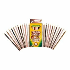 Deals 🌟 6 Packs: 24 ct. (144 total) Crayola® Colors of the World Colored Pencils ✔️ -Crayola Shop 10650014 1 1