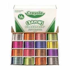 Flash Sale 🥰 6 Packs: 800 ct. (4,800 total) Crayola® Crayon 16 Color Classpack® 😀