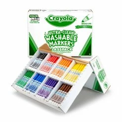 New 👏 Crayola® Washable Formula Markers Classpack, 200 Count 🔔 -Crayola Shop 28788 BIN588200