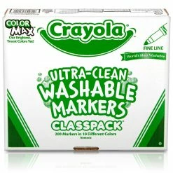 Discount 🧨 6 Packs: 200 ct. (1,200 total) Crayola® Classpack® Ultra-Clean Fine Line Markers ❤️ -Crayola Shop 28788 BIN588211 2