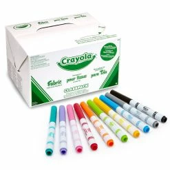 Budget 🤩 Crayola® Fabric Markers, Pack of 80 🥰