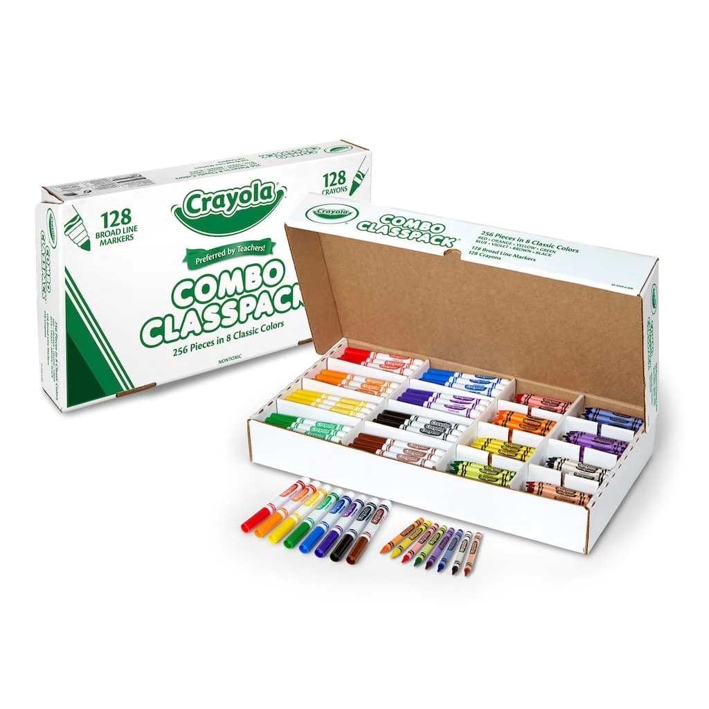 Budget โจ Crayola® Crayon/Marker Combo Classpack® ๐ 3 Budget โจ Crayola® Crayon/Marker Combo Classpack® ๐