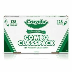 Promo ✔️ 6 Pack: Crayola® Crayon & Marker Combo Classpack® 🤩 -Crayola Shop D217696S 2 1