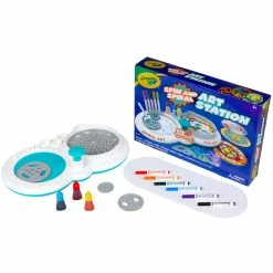 Cheap 😀 Crayola® Spin & Spiral Art Station™ Set ⌛ -Crayola Shop D239300S 1