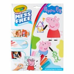 Deals 🌟 9 Packs: 2 ct. (18 total) Crayola® Color Wonder® Peppa Pig™ Mess Free Coloring Pad & Markers 💯 -Crayola Shop D239310S 2 1