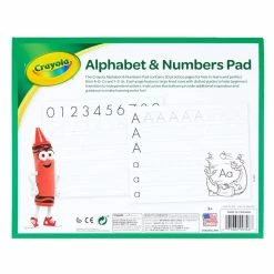 Cheapest 🔥 Crayola® Alphabet & Numbers Pads, 12ct. ⌛ -Crayola Shop D239366S 3
