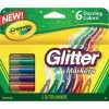 Best Pirce 🌟 Crayola® 6 Color Glitter Markers 🎁