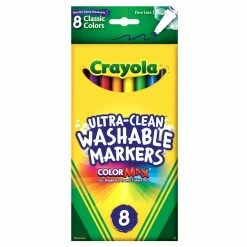 Wholesale 👍 Crayola® Washable™ Classic 8 Piece Fine Line Marker Set ⭐