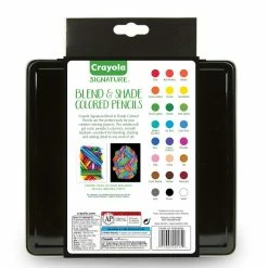 New 🧨 Crayola® Signature 24 Blend & Shade Colored Pencils ⌛ -Crayola Shop D288731S 2