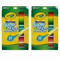 Best reviews of ๐ 6 Packs: 2 Packs 50 ct. (600 total) Crayola® Super Tips with Silly Scents Washable Markers ๐