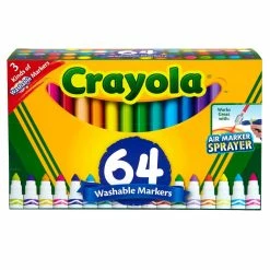 Top 10 😀 Crayola® Washable 64 Color Broad Line Markers 😉