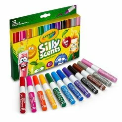 Promo 😍 Crayola® Silly Scents™ Washable Chisel Tip Markers, 3 Packs of 12 👍 -Crayola Shop D288875S 3