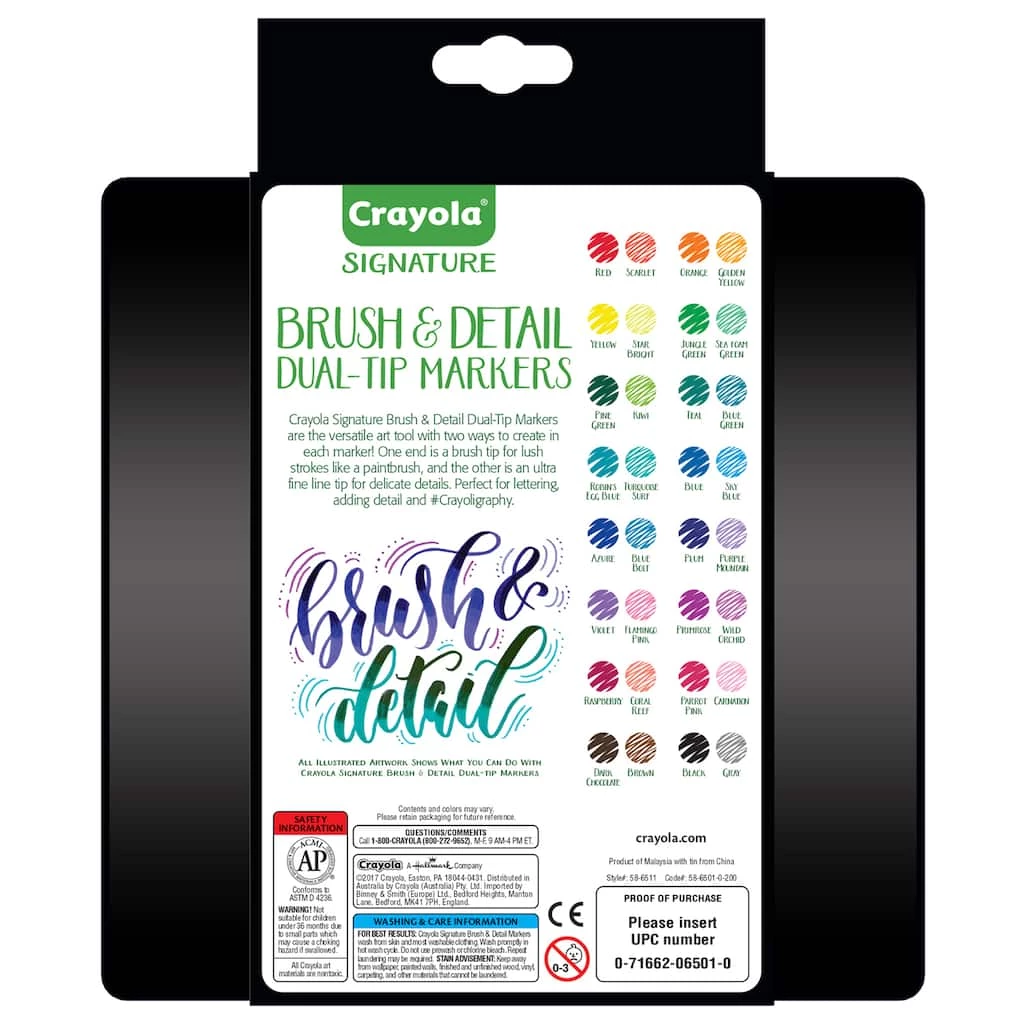 Wholesale 💯 Crayola® Signature™ 32 Color Brush & Detail Dual-Tip Markers 🥰 5 Wholesale 💯 Crayola® Signature™ 32 Color Brush & Detail Dual-Tip Markers 🥰 - Image 3