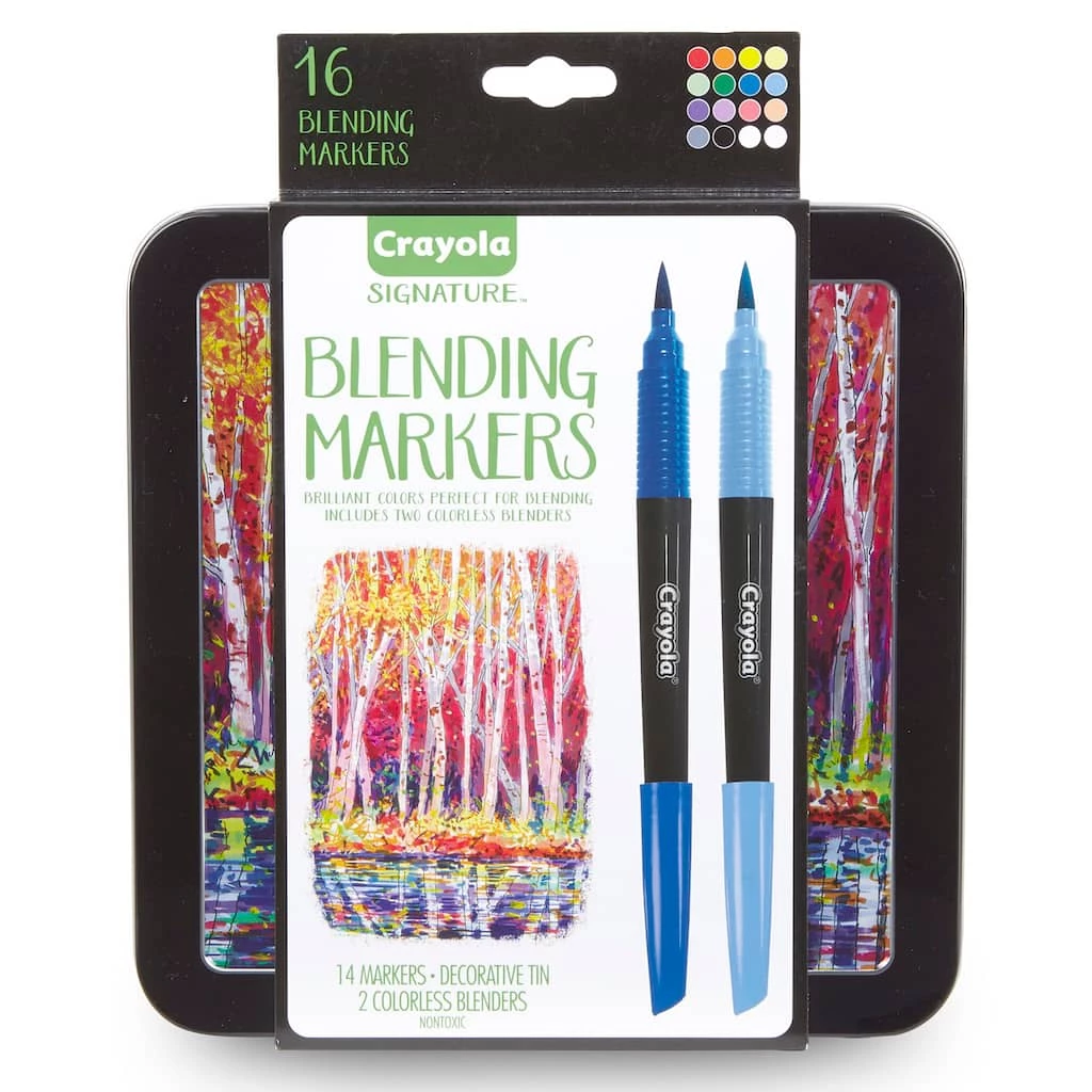 Wholesale ๐ Crayola® Signature™ 16 Color Blending Markers ๐ 3 Wholesale ๐ Crayola® Signature™ 16 Color Blending Markers ๐