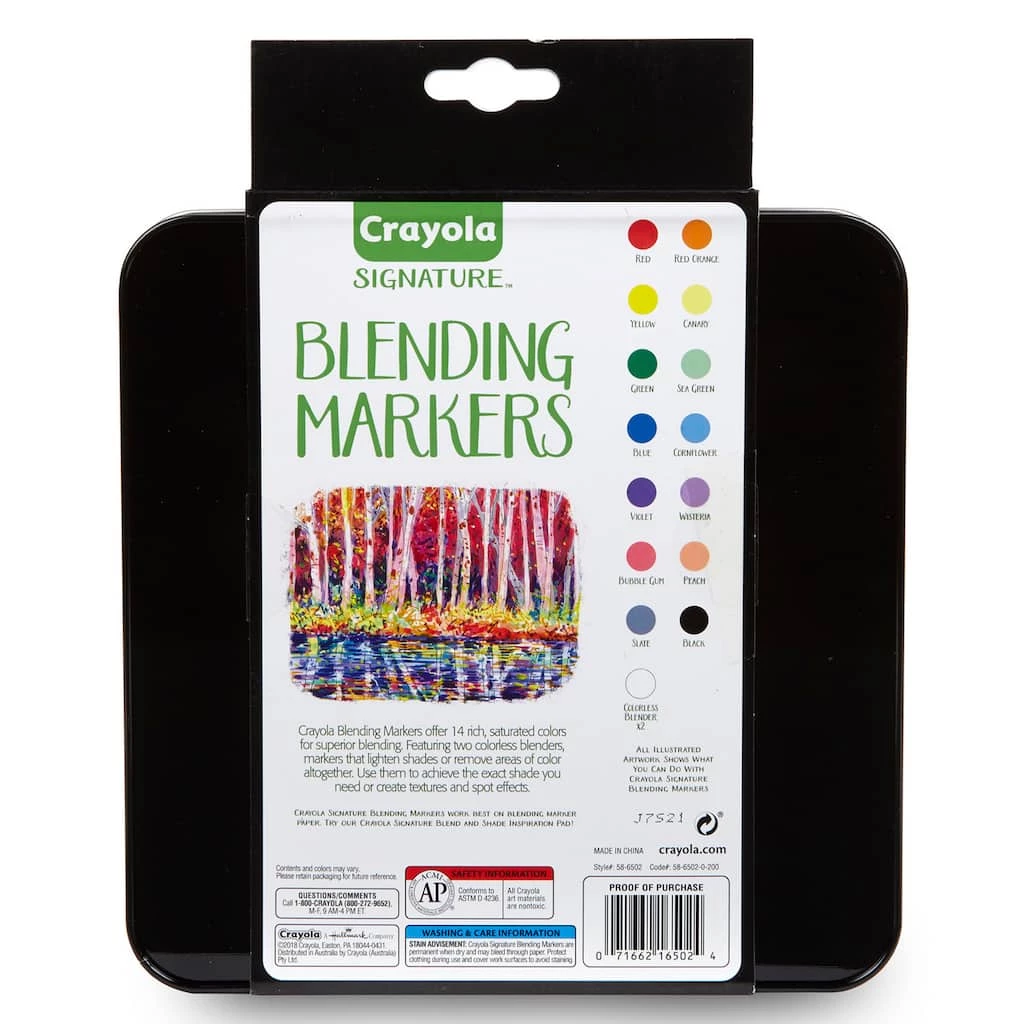 Wholesale ๐ Crayola® Signature™ 16 Color Blending Markers ๐ 4 Wholesale ๐ Crayola® Signature™ 16 Color Blending Markers ๐ - Image 2