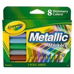 Brand new 😀 Crayola® Metallic Markers, 3 Packs of 8 🤩 -Crayola Shop D288899S 2