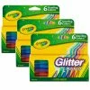 Deals 🎁 Crayola® Glitter Markers, 3 Packs of 6 👍 1 Deals 🎁 Crayola® Glitter Markers, 3 Packs of 6 👍 -Crayola Shop D288909S 1