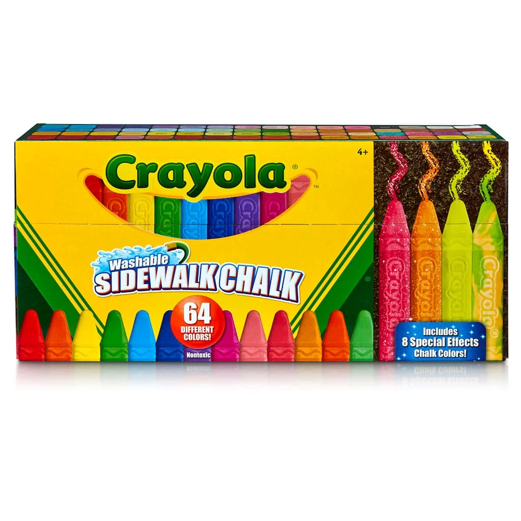 Cheap 👏 6 Packs: 64 ct. (144 total) Crayola® Ultimate Washable Sidewalk Chalk Set ❤️ 3 Cheap 👏 6 Packs: 64 ct. (144 total) Crayola® Ultimate Washable Sidewalk Chalk Set ❤️