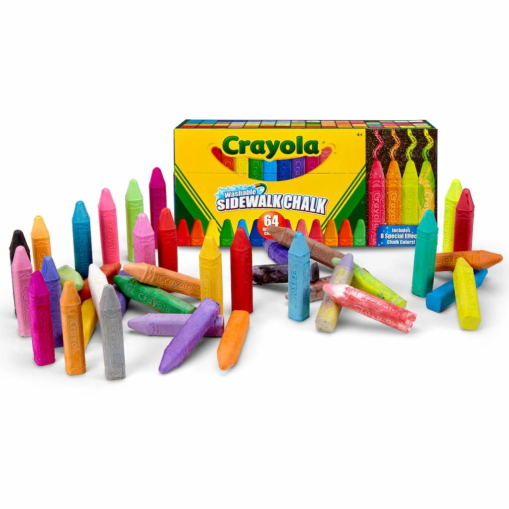 Cheap 👏 6 Packs: 64 ct. (144 total) Crayola® Ultimate Washable Sidewalk Chalk Set ❤️ 4 Cheap 👏 6 Packs: 64 ct. (144 total) Crayola® Ultimate Washable Sidewalk Chalk Set ❤️ - Image 2