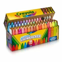 Coupon ✔️ Crayola® Ultimate Washable Sidewalk Chalk 64 Color Set 😍 -Crayola Shop D300143S 3