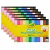 Coupon 👍 Crayola® 12" x 18" Giant Construction Paper Pad with Stencils Set, 6ct. 😉 -Crayola Shop D300607S 1