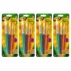 Promo 🎁 6 Packs: 4 Packs 4 ct. (96 total) Crayola® Round Brush Set 🧨 -Crayola Shop D304478S 1 1