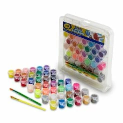 New 🎁 Crayola® 42 Color Washable Kids Paint ⌛ -Crayola Shop D306628S 2