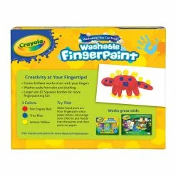 Discount 🔔 Crayola® Bold Colors Washable Fingerpaint, 2 Packs of 3 😉 -Crayola Shop D306641S 3
