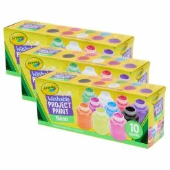 Best Sale 😍 Crayola® Neon Paint Set, 3 Packs of 10 🎁