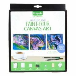 Wholesale 😀 Crayola® Signature™ Paint-Pour Canvas Kit ❤️