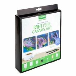 Wholesale 😀 Crayola® Signature™ Paint-Pour Canvas Kit ❤️ -Crayola Shop D335613S 5