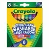 Coupon 🌟 28 Packs: 8 ct. (224 total) Crayola® Ultra-Clean Washable Large Crayons ✔️