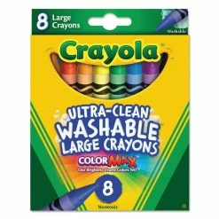 Coupon 🌟 28 Packs: 8 ct. (224 total) Crayola® Ultra-Clean Washable Large Crayons ✔️