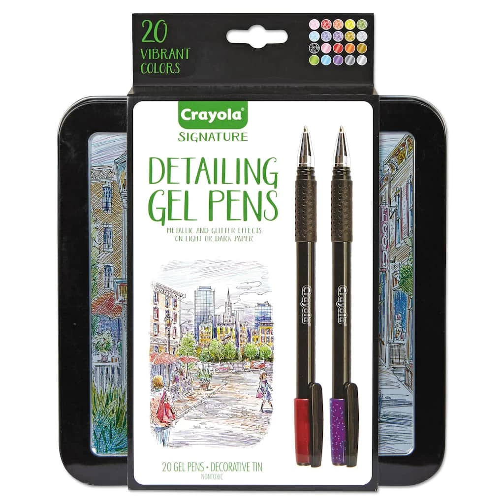 Best deal 😍 6 Packs: 20 ct. (120 total) Crayola® Signature™ Assorted Detailing Stick Gel Pen Set 🤩 3 Best deal 😍 6 Packs: 20 ct. (120 total) Crayola® Signature™ Assorted Detailing Stick Gel Pen Set 🤩