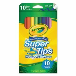New ✨ 24 Packs: 10 ct. (240 total) Crayola® Washable Super Tips Markers 🎁