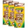 Cheap 🛒 Crayola® 3 Pack Colors of the World Colored Pencils, 24ct. 👍 -Crayola Shop D607271S 1