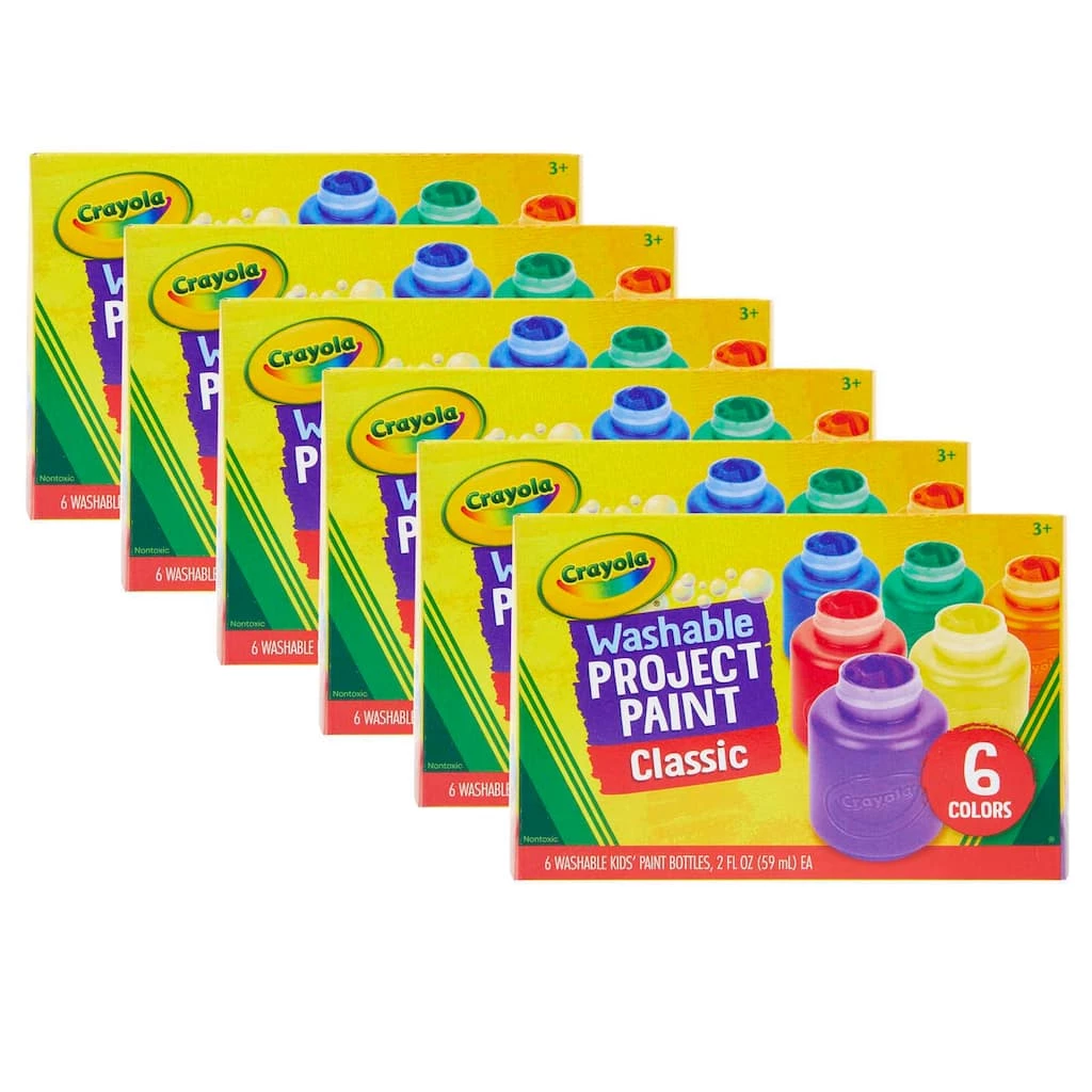 Coupon ๐ Crayola® Classic Colors Washable Project Paint, 6 Packs of 6 ๐ฅ 3 Coupon ๐ Crayola® Classic Colors Washable Project Paint, 6 Packs of 6 ๐ฅ