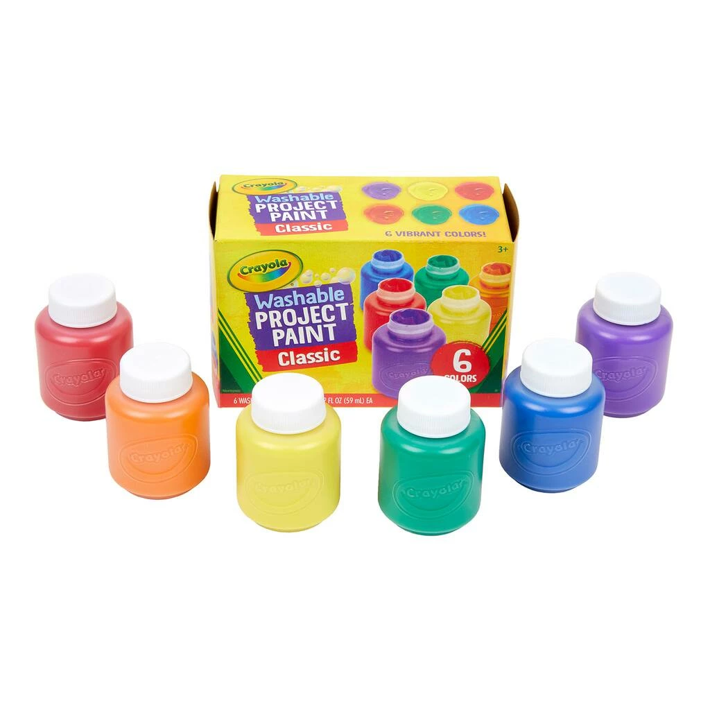 Coupon ๐ Crayola® Classic Colors Washable Project Paint, 6 Packs of 6 ๐ฅ 4 Coupon ๐ Crayola® Classic Colors Washable Project Paint, 6 Packs of 6 ๐ฅ - Image 2
