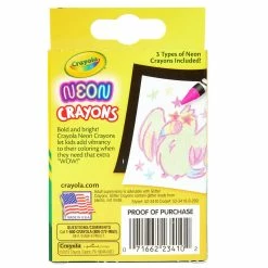 Outlet ✔️ 24 Packs: 6 ct. (144) Crayola® Neon Crayons 🎁 -Crayola Shop D607480S 3
