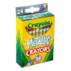 Budget 🥰 6 Packs: 24 ct. (144) Crayola® Metallic Crayons ✨ -Crayola Shop D607484S 2