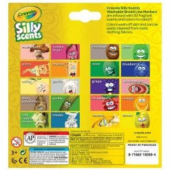 Best Pirce 🥰 Crayola® Silly Scents™ Sweet & Stinky Washable Broad Line Markers, 2 Packs of 20 🎉 -Crayola Shop D608008S 3