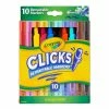 Deals 🤩 Crayola® CLICKS Retractable Markers™ ✨ -Crayola Shop D608009S 1