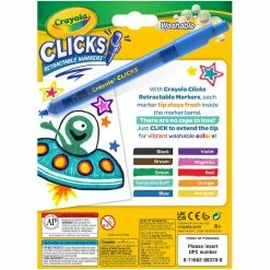 Deals 🤩 Crayola® CLICKS Retractable Markers™ ✨ -Crayola Shop D608009S 2