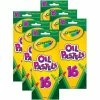 Discount ❤️ Crayola® Oil Pastels, 6 Packs of 16 😉 -Crayola Shop D608020S 1
