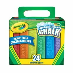 Hot Sale 💯 Crayola® 24 Color Washable Sidewalk Chalk Set 🔥